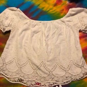 American eagle Off the shoulder tee